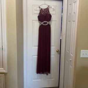 Burgundy Prom Dress